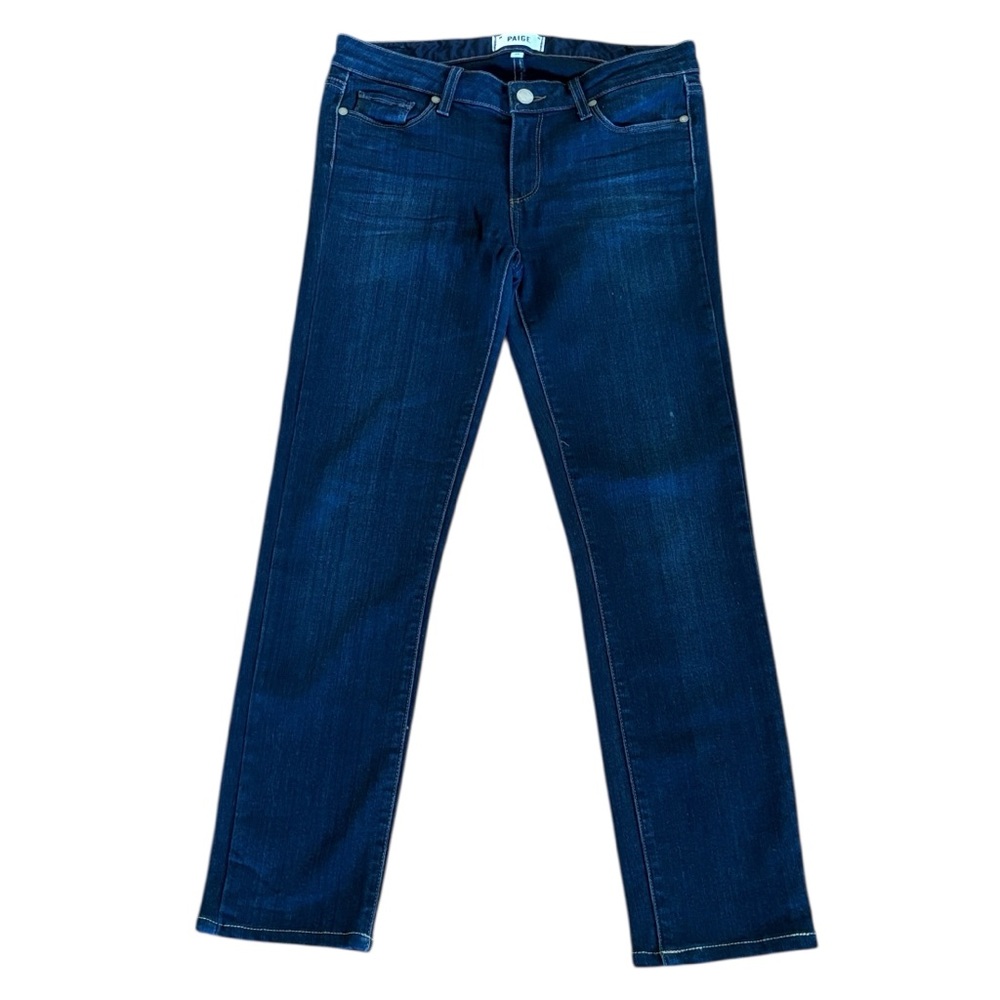 Paige Skyline‎ Skinny Mona Dark Rinse Cropped Jean Size 28